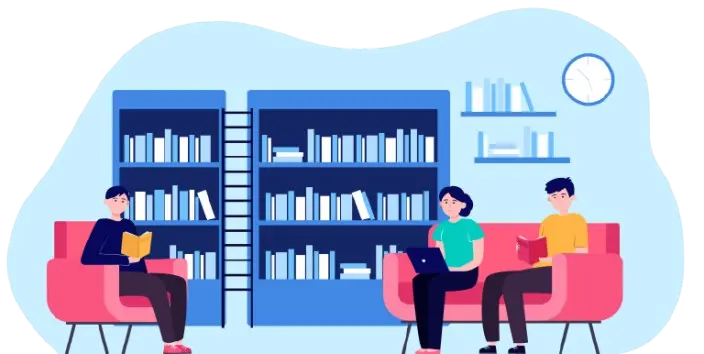 Ilustrasi Perpustakaan